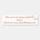 Search for status bumper stickers Symbol