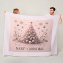 Search for pink christmas blankets Whimsical