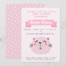Search for cartoon baby shower invitations Cat