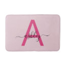 Search for hot pink bath mats Cute
