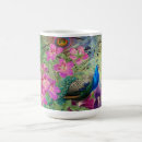 Search for blue peacock bird mugs Purple