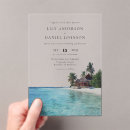 Search for maldives wedding invitations Watercolor