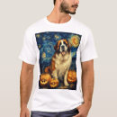 Search for saint bernard tshirts Spooky