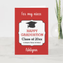 Search for niece graduation cards High school