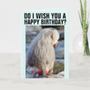 Search for funny butt cards Monkey