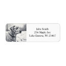 Search for dog snow return address labels Winter