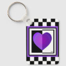 Search for purple heart key rings Valentine