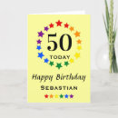 Search for age 50 cards Fiftieth