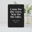 Search for cake wedding invitations Humourous