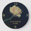 Search for golden wedding anniversary clocks Floral
