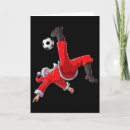 Search for bicycle kick cards Soccer player