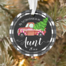 Search for aunt christmas tree decorations For her