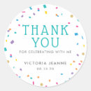 Search for colourful birthday stickers Gold glitter