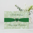 Search for emerald green wedding anniversary invitations 55th