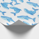 Search for blue whale wrapping paper Whales