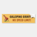 Search for giraffe bumper stickers Animal