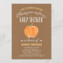 Search for rustic pumpkin baby shower invitations Fall