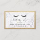 Search for eyelash business cards Elegant