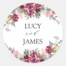 Search for blush floral wedding stickers Pretty