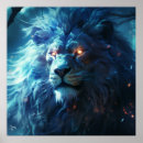 Search for blue lion art Cat
