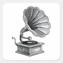 Search for vintage gramophone stickers Phonograph
