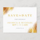 Search for palm leaves save the dates Modern