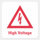 Search for danger stickers High voltage