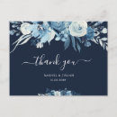 Search for blue wedding postcards Love and thanks