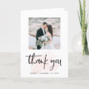 Search for pink black wedding thank you cards Simple