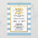 Search for ready to pop baby boy shower invitations Modern