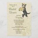 Search for cats bridal shower invitations Whimsical