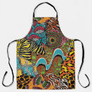Search for wild animal aprons Pattern