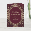 Search for maroon wedding invitations Silver