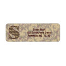 Search for antique floral return address labels Vintage