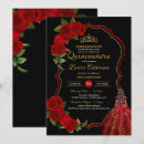 Search for red dress quinceanera invitations Roses