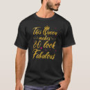 Search for 80th birthday queen tshirts This
