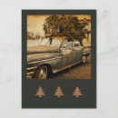 Search for vintage car christmas postcards Antique