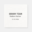 Search for team napkins Calligraphy typography elegant