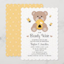 Search for honey bear and bee invitations Bearly wait