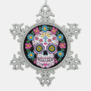 Search for dia de los muertos christmas tree decorations Skull