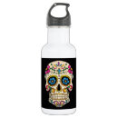 Search for day of the dead water bottles Skeleton