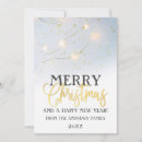Search for gold and white christmas cards Typography