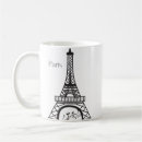 Search for paris eiffel tower mugs Bonjour