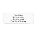 Search for basic white return address labels Plain