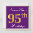 Search for 95 years birthday invitations Ninety fifth birthday