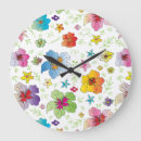 Search for unique kitchen clocks Flowers