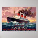 Search for cunard posters Transatlantic