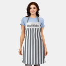 Search for grey stripe aprons Baker