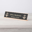 Search for judge name plates Law firm