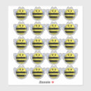Search for cute kawaii bee stickers For kids